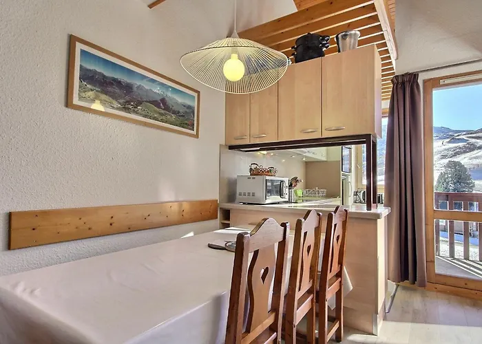 Duplex 4 Pieces, 8 Personnes, Balcon Sud, Au Pied Des Pistes - Fr-1-455-2 *